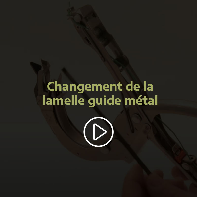 Changement de la lamelle Changement de la lamelle