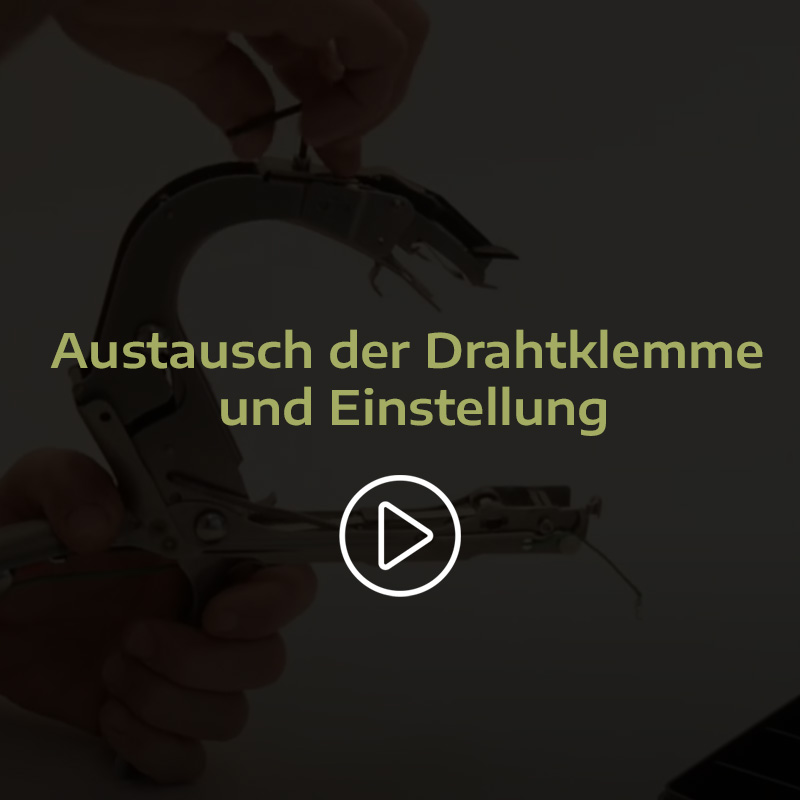 pince-fil et réglage