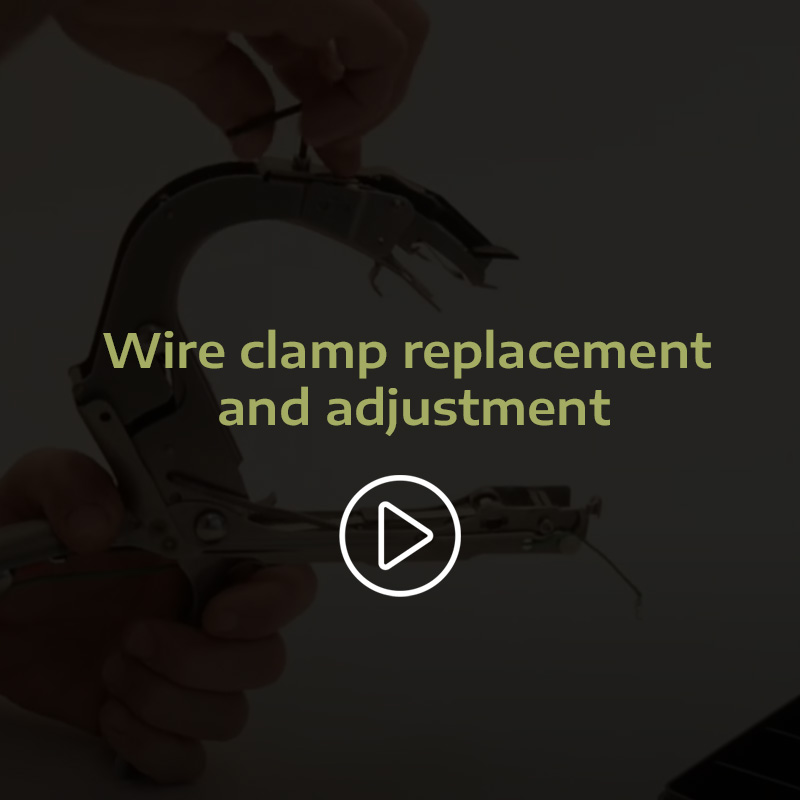 pince-fil et réglage