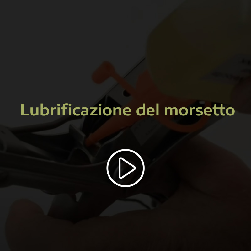 Graissage de la pince