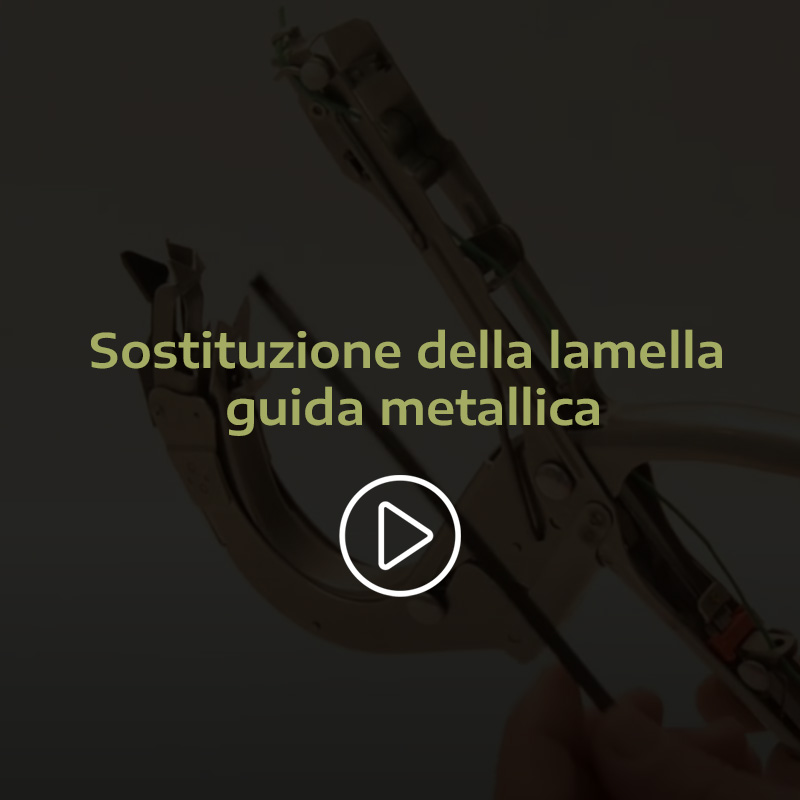 Changement de la lamelle