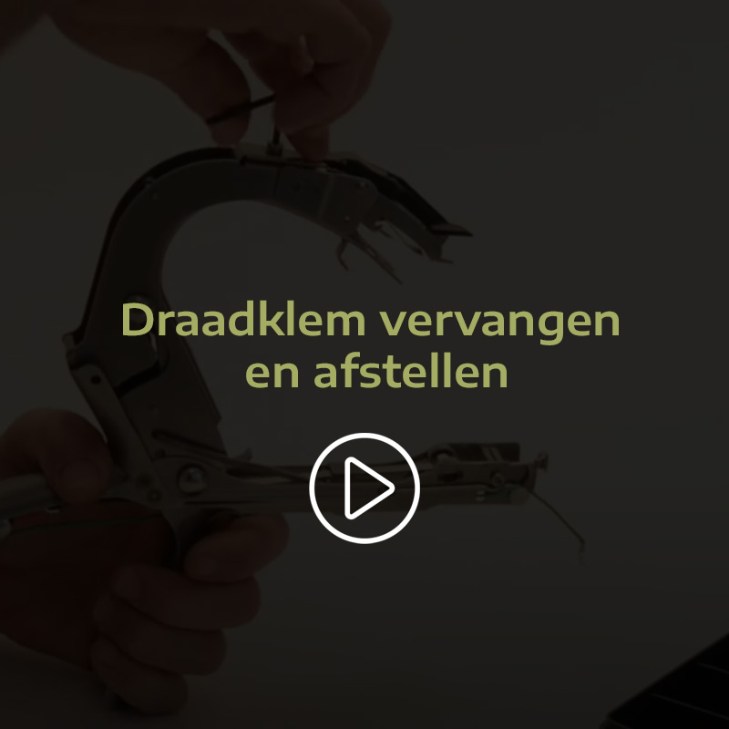 pince-fil et réglage