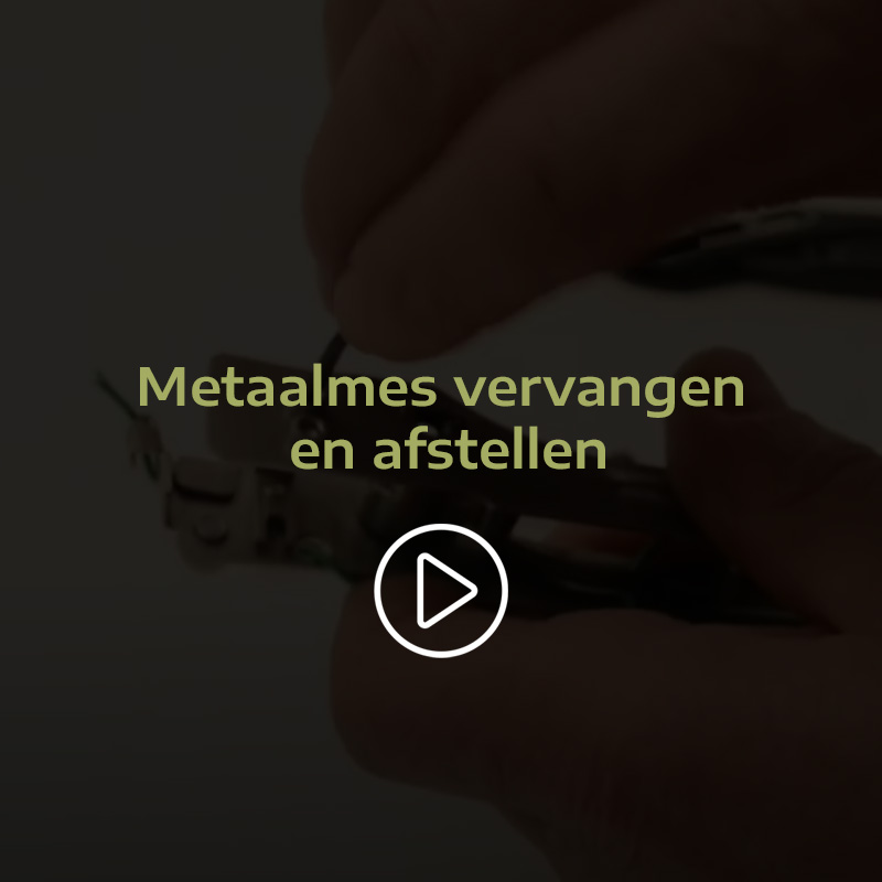 Changement du couteau